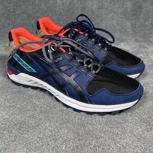 ASICS GEL-Citrek Trail Running Shoes Men's US 10 EU 44 Navy Black Hiking